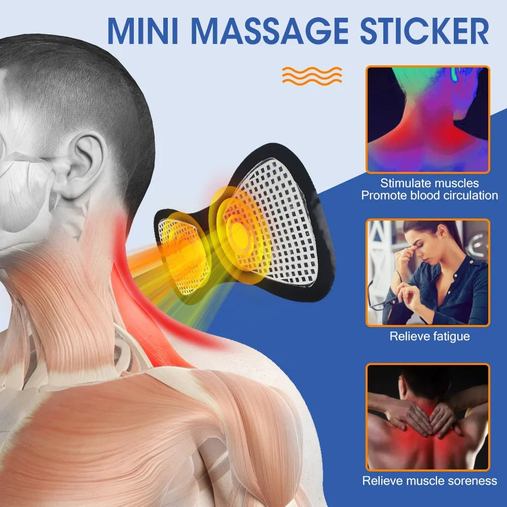 Massajador Cervical EMS | Alívio de Dores no Pescoço e Costas