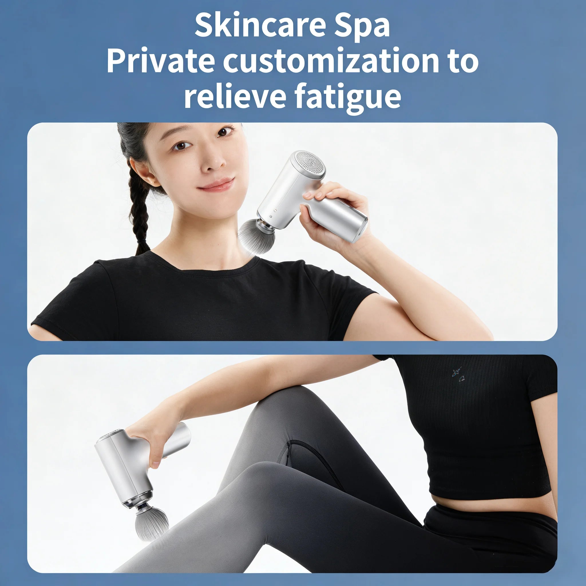 Pistola de Massagem Reliefiora™ | Recuperação Muscular Profunda