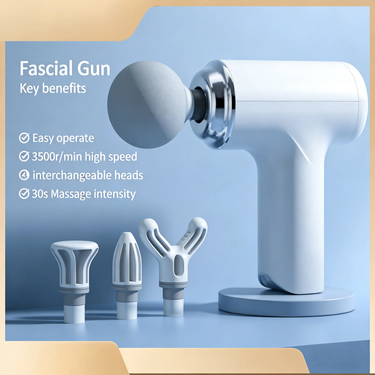 Pistola de Massagem Reliefiora™ | Recuperação Muscular Profunda