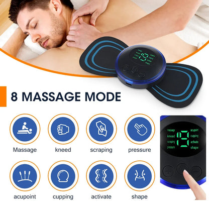 Massajador Cervical EMS | Alívio de Dores no Pescoço e Costas