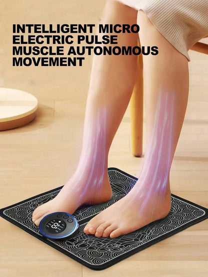 Tapete Massajador EMS Recarregável | Relaxamento e Circulação