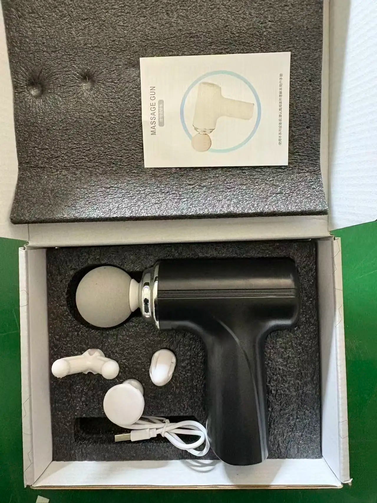Pistola de Massagem Reliefiora™ | Recuperação Muscular Profunda