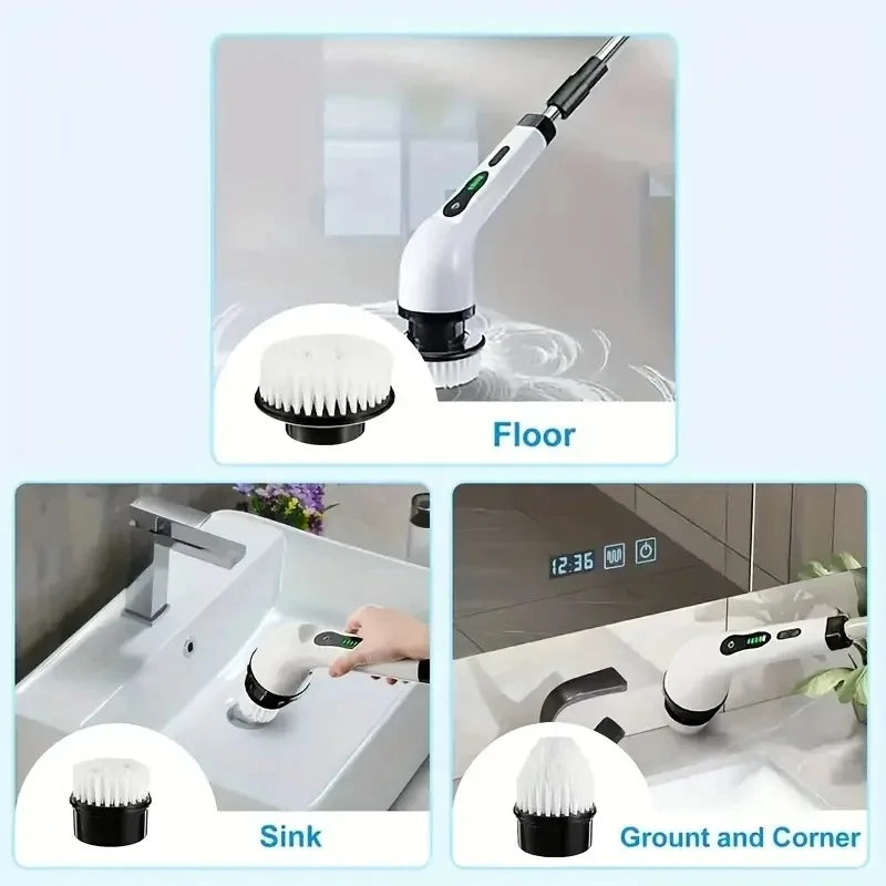 Escova Elétrica Multifunções | Limpeza Profissional em Casa