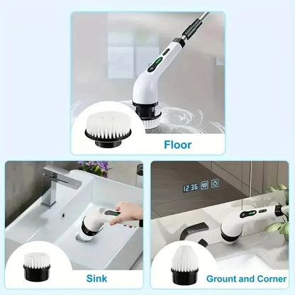 Escova Elétrica Multifunções | Limpeza Profissional em Casa