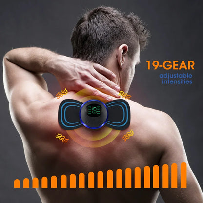 Massajador Cervical EMS | Alívio de Dores no Pescoço e Costas