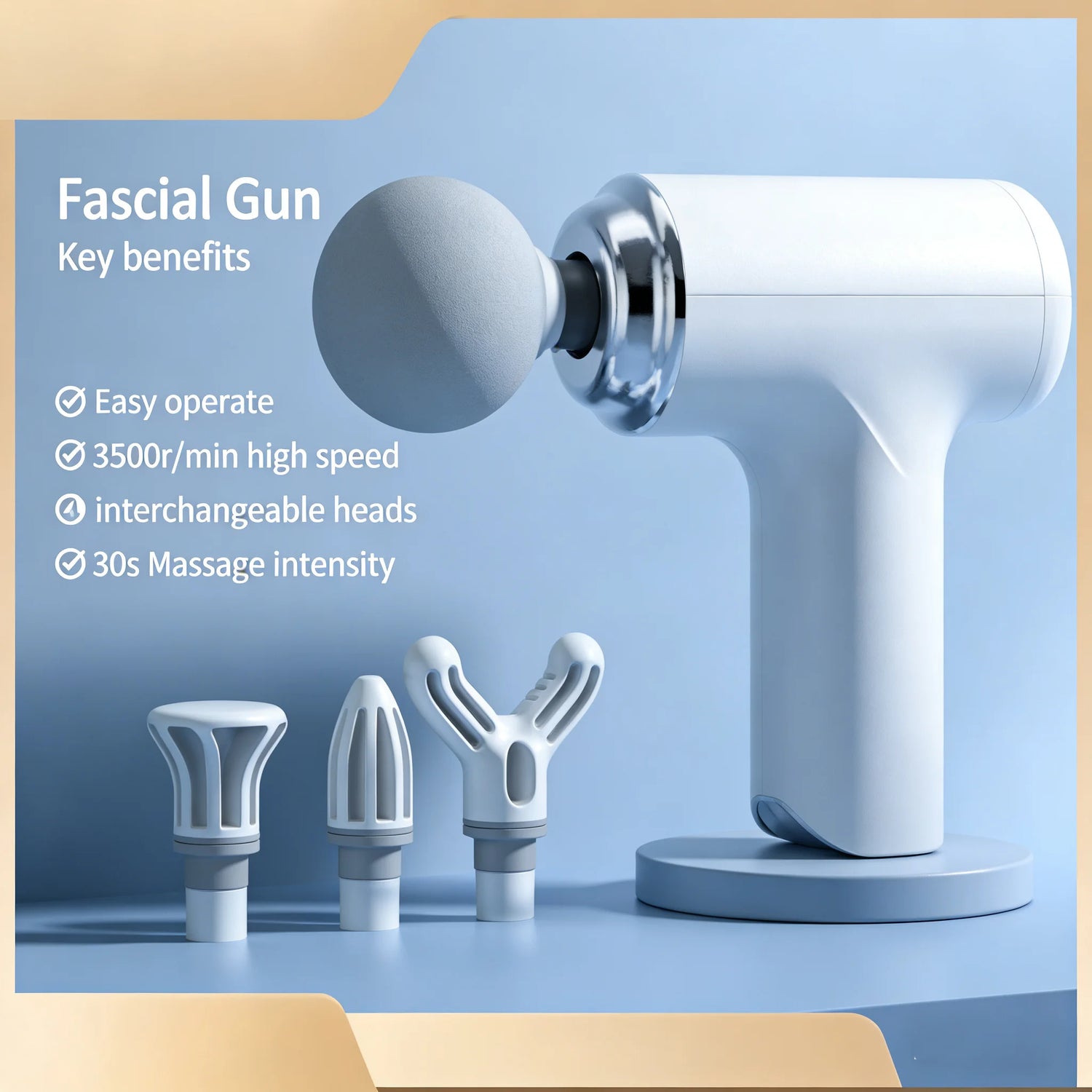 Pistola de Massagem Reliefiora™ | Recuperação Muscular Profunda