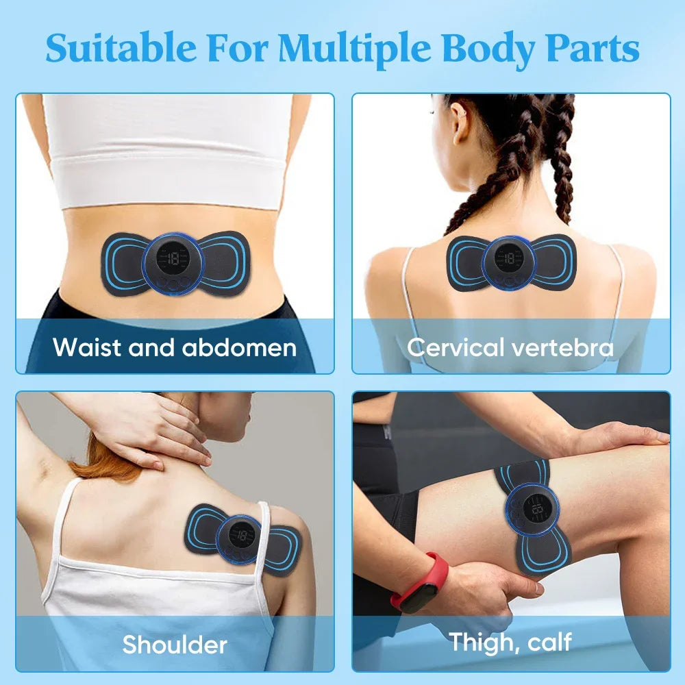 Massajador Cervical EMS | Alívio de Dores no Pescoço e Costas